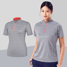 콜핑 여성 크레오라 등산 반팔 반집업 티셔츠