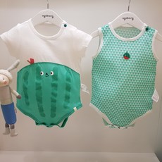 아기민소매우주복