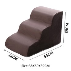 방지 개 반려동물 강아지 단계 액세서리 소파 침대 미끄럼 3 고양이용 탈착식 사다리 경사로 4, 1개, pet ramp 14