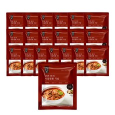 [허닭] [식단] 간편 한끼 차돌짬뽕 국밥 210g 20팩, 20개