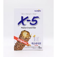 [캔디마을] x-5 엑스파이브 1곽(18개입), 36g, 18개