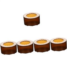 POPETPOP 햄스터 화장실모래 5pcs 화장실 욕조 플라스틱 기니 돼지 액세서리 쥐 모래 욕실 목욕통 목욕 케이스 Q1624483, 14.5X14.5X9.3CMx5pcs, Coffeex5pcs, 5개