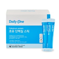 데일리원 초유 단백질 스틱 100 100포, 1통