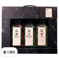 딜리셔스마켓 블랙라벨 천연향신료 페페로치노 100g + 바질 80g + 파슬리후레이크 40g 선물세트, 13세트