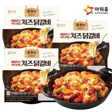 아워홈 매콤하고 부드러운 춘천식 치즈닭갈비 170g X 3개