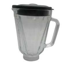 Joystar 유리 병 뚜껑이 있는 컵 1.4L48온스 원형 블렌더 피처 용기 Hamilton Beach Blender 모델 901 908 909 910 918 919 또는 오스테, 5cup with Lid