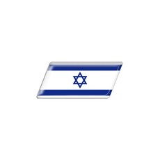 3D 에폭시 자동차 스타일링 바디 트렁크 장식 스티커 사우디 아라비아 필리핀 이스라엘 브라질 콜롬비, 19 Israel, 1개