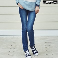 뱅뱅 뱅뱅 여성 데님 팬츠 인디고_A5O5