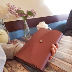PH01825 메모패드 스케줄러 클러치 바인더 홀드미 - 그래파이트 그레이 메모패드 떡메모지 리갈패드 스마트보드 떡메 부채제작 아이패드 노트패드a5 수첩 노트패드커버