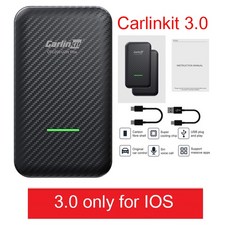 무선 애플 카플레이 카링킷4.0 카링킷프로 카링킷3.0 휴대용 업그레이드 어댑터 CarlinKit 5.0 4.0 3.0 2air 유선 안드로이드 오토 동글, Carlinkit 3.0