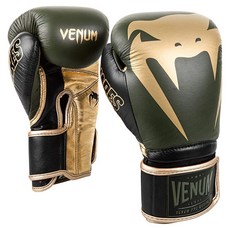 Venum Giant 2.0 프로 복싱 글러브 Linares 에디션 - 벨크로 카키/블랙/골드 283.5g(10온스), 1개
