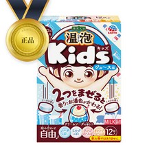 NEW 온포 탄산발포 입욕제 12정, 온포 키즈쥬스, 12개, 45g