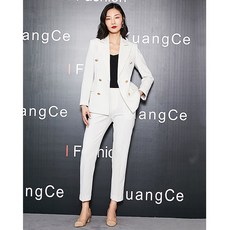 세트 책의 가치 겨울 가을 오피스룩 여성의류 화이트 OL 셋업 면접 유니폼 어텀