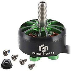 FlashHobby Arthur 2207.5 Outrunner Motor 2500KV 2-4S Brushless Motor for RC Models FPV Quadcopters, 단색_One Size, 단색_One Size, 단색