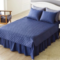 더블침대커버프릴