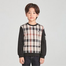 닥스 리틀 키즈 하우스체크 블럭 맨투맨 (DTF10TM01M 베이지 566369