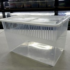 JIF 적재형케이지 특대 크레스티드게코 사육장 크레사육장 파충류 사육장, 투명