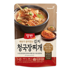 양반 김치 청국장찌개, 460g, 4개