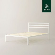 지누스 지누스 1500H 침대 프레임 화이트 (슈퍼싱글/퀸/킹)