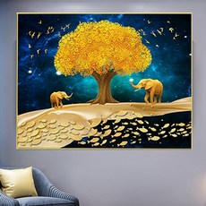 보석십자수코끼리