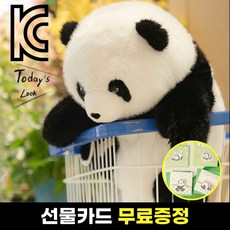 오브제 오디네르 어린이 인증 팬더인형 판다인형 대형인형 생일 크리스마스 선물, 30cm 누운팬더, 1개, 30cm, one color