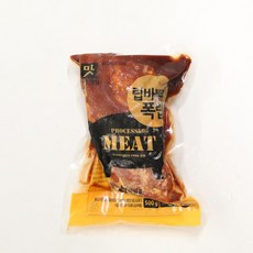 아워홈 텍사스 바베큐 폭립 500g (냉동) 백립 바비큐 캠핑 홈파티, 1개