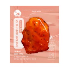 헬스앤뷰티 더 부드러운 닭가슴살 바로이맛이로제, 130g,