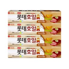 롯데 이라이프 쿠킹호일 25cm x 30m 두께18, 4개