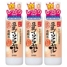 일본 사나 두유 이소플라본 보습 스킨 보들보들 촉촉한 타입 200ml 3개 세트