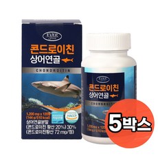 에버그린 콘드로이친 상어연골 900mg X 120정, 5개