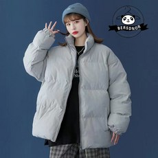 Bersdnor 겨울 여성패딩 숏패딩 경량 오버핏