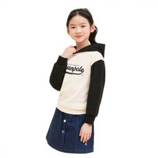 빈폴 BEANPOLE KIDS 바서티 후드 스웨트 셔츠 블랙 (BI4141U095) BI4141U095 414256
