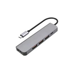 USB C타입 5in1 USB 멀티 허브, 1개