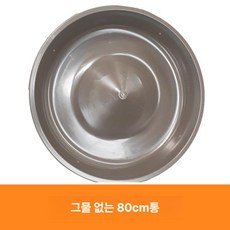 닭먹이통 사료 모이통 닭장 먹이통 물통 병아리 새 조류 닭사료통, 80cm 대야 그물 없음