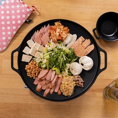 프리미엄 세라믹코팅 멀티형 딥 그리들 36cm 인덕션겸용 캠핑용그릴팬 전골구이팬 찌개구이팬 삼겹살구이팬 고기불판 볶음팬, 1개