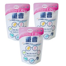 [Amazon.co.jp 한정] BULK LIFE(벌크 라이프) 키친 클럽 베이킹 소다 1.0 Kg×3개 세트