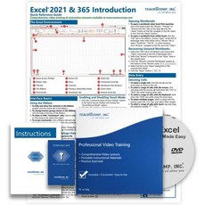 TEACHUCOMP DELUX 비디오 트레이닝 튜토리얼 코스 - Microsoft 365용 레슨 PDF 설명서 빠른 참조 가이드 테스트 수료증
