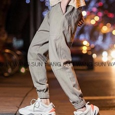 썬왕 남성 4XL~ 밴딩 조커바지 남자바지 조커팬츠 남자면바지 대학생바지SDG07