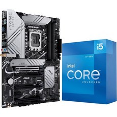 Micro Center Core i512600K 데스크탑 프로세서 106P4E 코어 Prime B660MA WiFi DDR4 LGA 1700 ATX 게이밍 마더보드로 최대 4., Intel 12th I5-12600K + Prime Z - i512600k