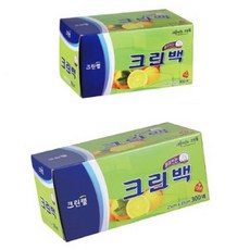 크린랲 크린랩 정품 증정 크린백 일회용 비닐 중형300매 1개 + 소형300매 위생백 세트