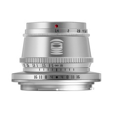 티티아티산 소니 E 마운트 APS-C 렌즈 35mm F1.4 실버