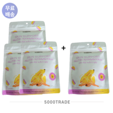  뉴트리냠냠 강아지 피부 영양제 영양제 대용량 150g 3+1, 뉴트리냠냠 영양제 3+1개 