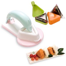 삼감김밥 틀 만들기 세트 키트 주먹밥 도시락 꾸미기 메이커 펀치, 1개