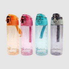 [알티피아] EMOLINE 트라이탄 거름망 티 텀블러 600ml, 색상:핑크, 1개