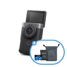 캐논코리아 정품 PowerShot V10 + 렉사 Micro 128GB + 파우치 [파워샷 V10]