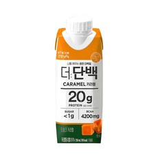 빙그레 tft 더단백 드링크 카라멜, 250ml, 18개