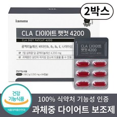 여성 남성 과체중 다이어트 보조제 체지방감소 CLA 4200mg 고함량