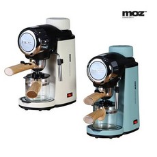 모즈 MOZ 가정용 에스프레소머신 커피머신 커피메이커 DR-800C 북유럽풍 아이보리 블루이쉬그린 색상선택