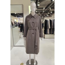 숲 SOUP 벨티드 등판구스 핸드메이드 롱 맥코트 SABHC94