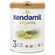 [영국발송] 800G 켄다밀 유기농 3단계 토들러 분유 생후 12-36개월용 Kendamil Organic Stage 3 Toddler Milk